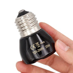 Flat-Face Ceramic Heat Lamp — Moonlight Night Bulb for Reptiles & Brooders, E27