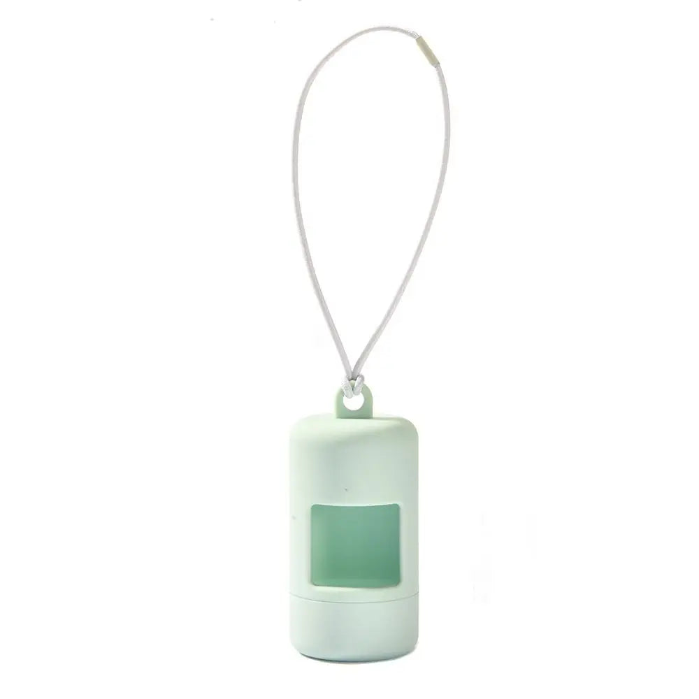 Dog Poop Bag Holder with Hanging Rope (Candy Color, Durable Plastic)