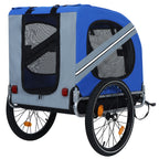 2-in-1 All-Terrain Pet Bike Trailer & Push Cart — Durable Steel Frame, 66 lb Capacity for Dogs & Cats