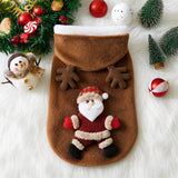 Christmas Flannel Hoodie for Dogs & Cats (Winter Clothes)