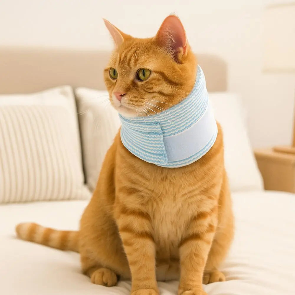 Soft Mesh Pet Recovery Collar (Breathable, Anti-Lick, XS to XXL)