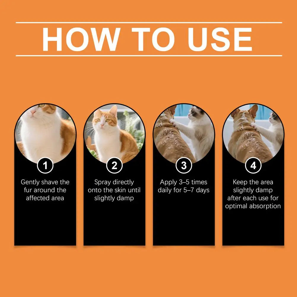 Herbal Pet Skin Care Spray — Soothes Irritation, 100ml