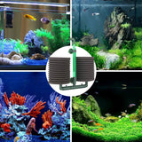 Aquarium Double-Head Sponge Filter (Air-Powered, Dual Sponge, Water Purifying)
