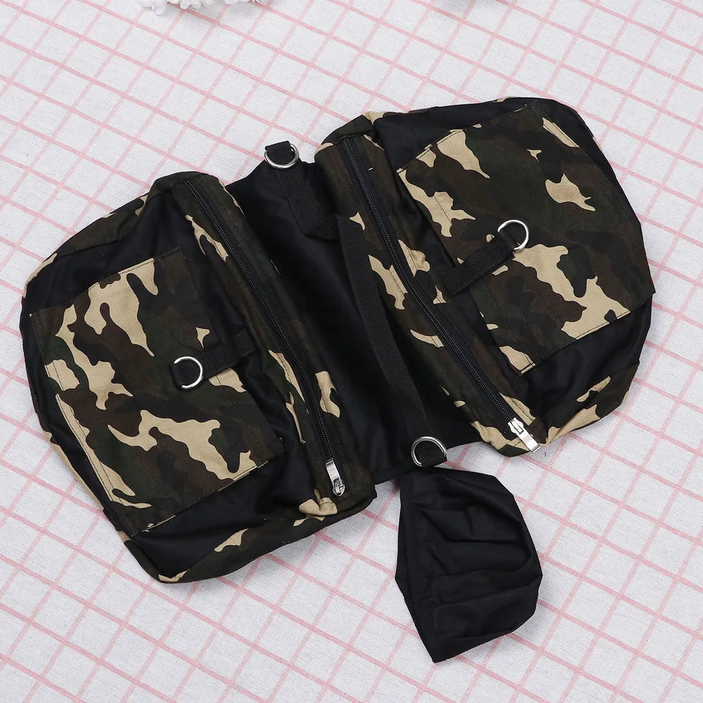 Outdoor Dog Saddlebag Backpack (Breathable, Hiking)