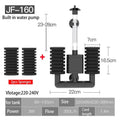 3-in-1 Submersible Aquarium Filter Pump (220V, Sponge + Bio + Chemical)