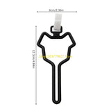 Dog Poop Bag Holder with Leash Clip (Adjustable Plastic, Eco-Friendly)