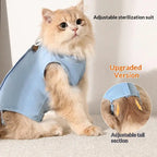 Adjustable Recovery Suit for Cats & Dogs — Anti-Lick Healing Vest