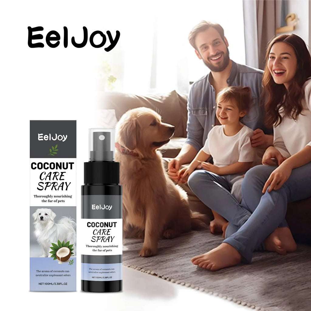 Coconut Pet Grooming Spray — Nourishing Fur Shine & Odor Control