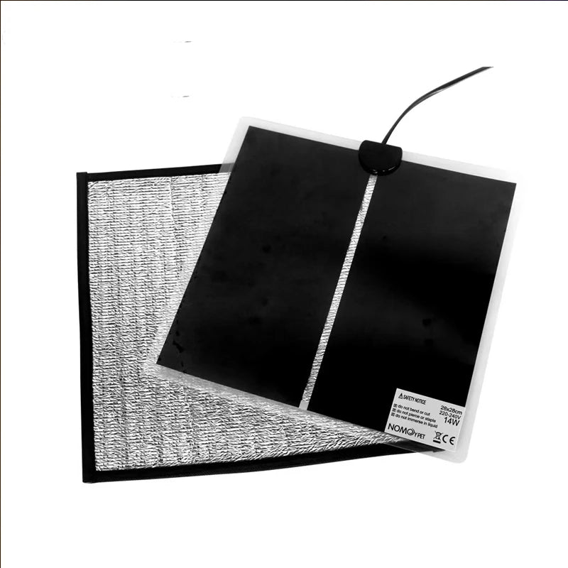Waterproof Reptile Heat Mat — Under-Tank Heating Pad, 6W, Multiple Sizes