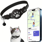 Waterproof Mini GPS Tracker Collar for Cats & Puppies - Anti-Loss Movement Alerts & Remote Locator