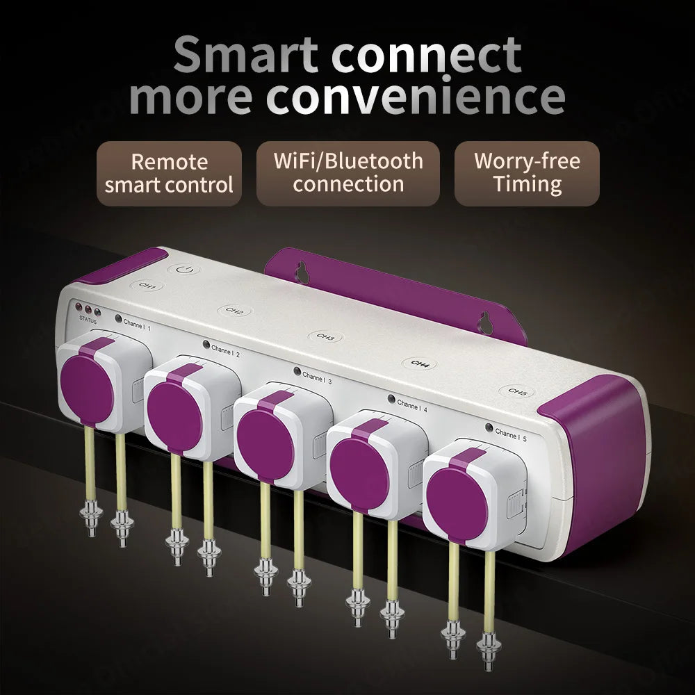 Jebao Smart WiFi Auto Dosing Pump (App Control, Aquarium Dosing System)