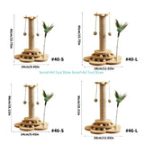 Pendant Cat Scratching Post with Interactive Track — Fun Scratcher for Indoor Cats