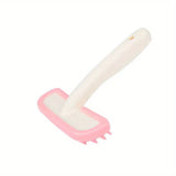 Detachable Silicone Massage Comb — Hair Removal Brush for Rabbits & Cats