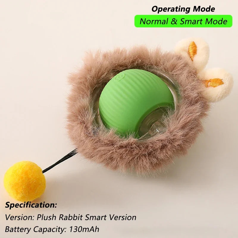 Mouse-Imitating Rolling Ball Cat Toy