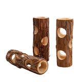 Natural Wood Grinding Chew Toy — Teeth Care for Hamsters & Rabbits