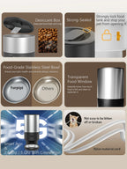 Automatic Pet Feeder with HD Camera (5L, 5G WiFi)