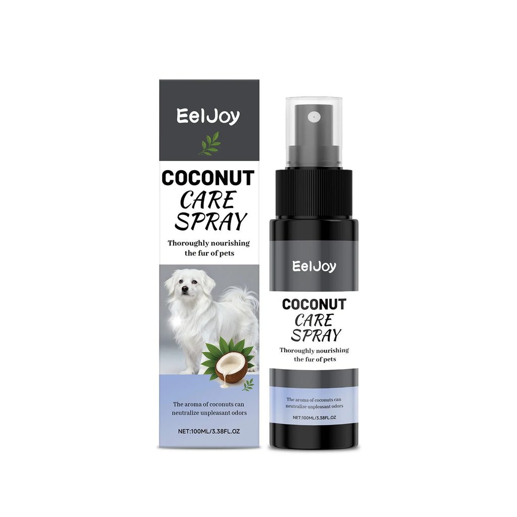 Coconut Pet Grooming Spray — Nourishing Fur Shine & Odor Control