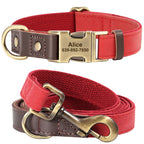 Personalized Dog Collar & Leash Set