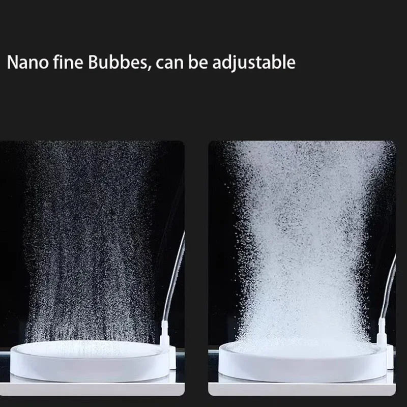 Nano Aquarium Air Stone Aerator (35–100mm, Fine Bubble, 1–2pcs)