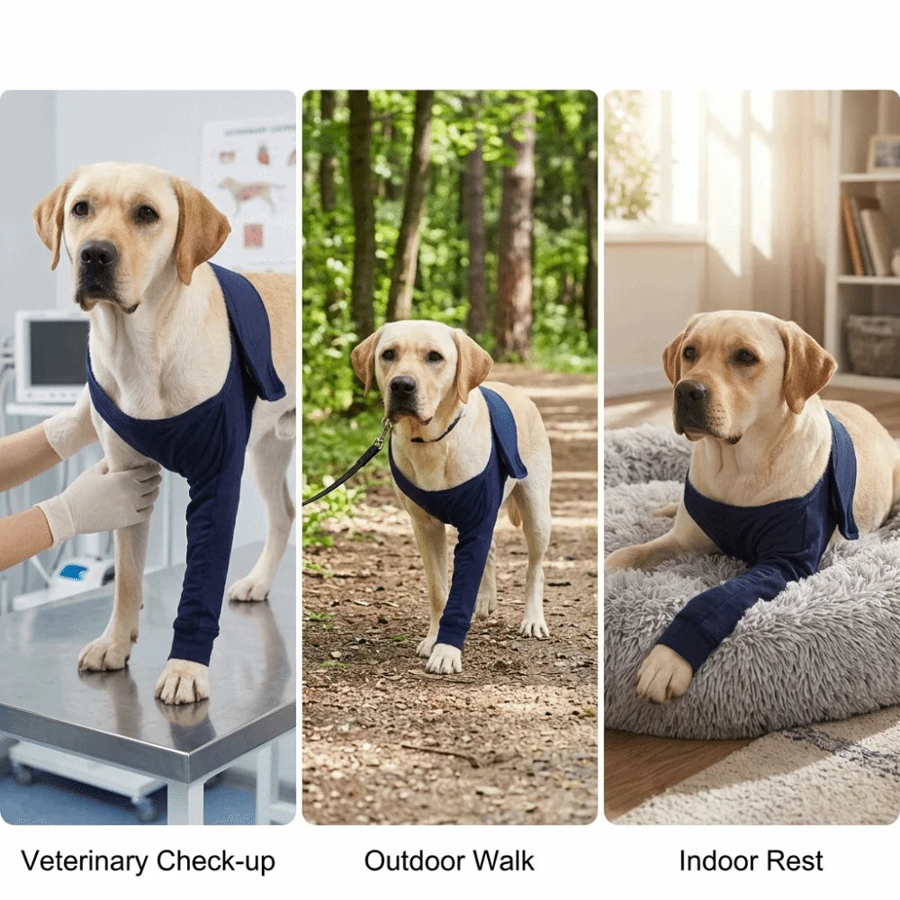 Dog Leg Protector Sleeve (Breathable Fabric, Stretchy, Washable, S to XXL)