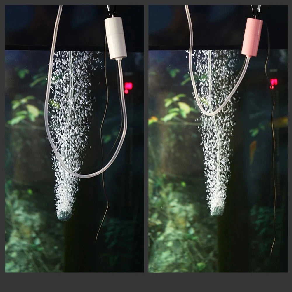 Mini USB Aquarium Air Pump 5V 1W Ultra-Silent 4 Colors