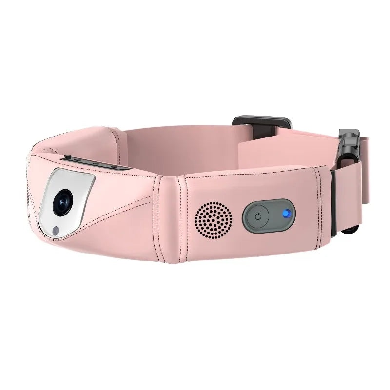 4G 4K Smart Pet Collar Camera with AI Voice Commands, Health Alerts & IP67 GPS Tracker
