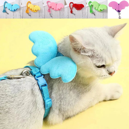 Adjustable Nylon Pet Harness — Walking Leash for Small Animals