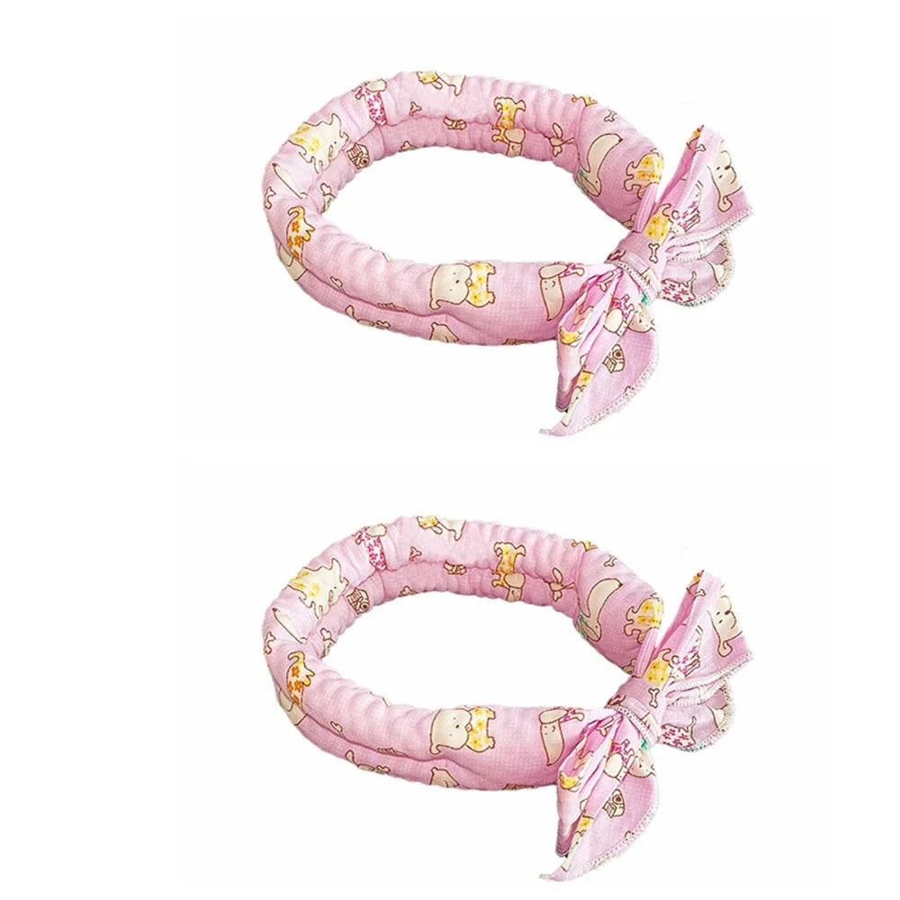 Printed Dog Cooling Ice Scarf 2-Pack (Breathable Towel, Fast-Cooling)