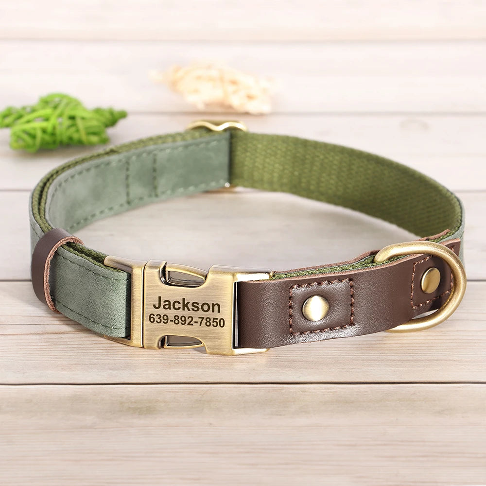 Personalized Dog Collar & Leash Set