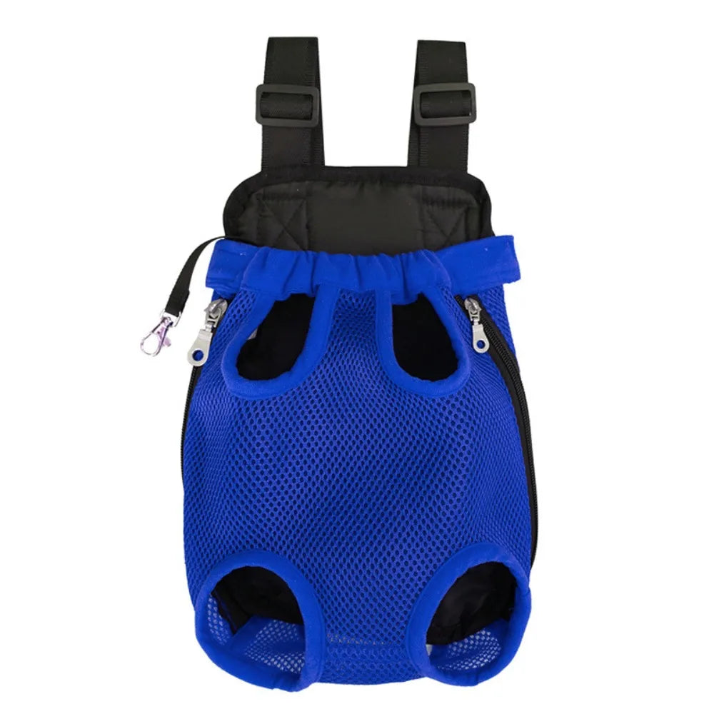 Double-Shoulder Pet Carrier Backpack (Breathable, Adjustable, Dog & Cat)