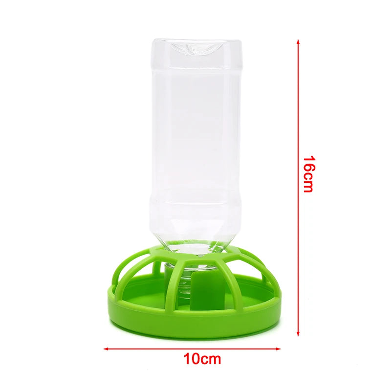 Automatic Reptile Water Dispenser — Gravity-Fed Bottle & Dish for Small Pets