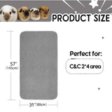 Washable Fleece Cage Liner — Leakproof Bedding for Guinea Pigs & Rabbits