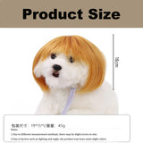 Spoof Wig for Dogs & Cats (Pet Christmas Costume Accessory)