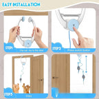 Hanging Door Swing Cat Toy with Sticky Disc