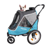 Pet Strollers for Small Medium Dogs Cats Three Wheeled Bicycle Connection Removable Washable Modern Travel Carrier Buggy Cart