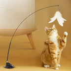Suction Cup Feather & Bell Cat Teaser
