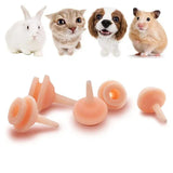 Silicone Feeding Nipples (10-Pack) — For Newborn Kittens, Puppies & Small Animals