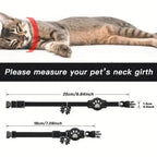 Reflective Pet Collar GPS Necklace with AirTag Holder - Waterproof