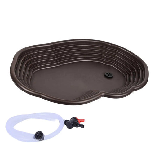 Ramped Reptile Bathing & Water Bowl — Easy-Access Basin for Turtles & Bearded Dragons