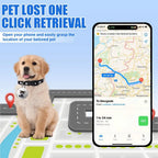 Mini GPS Cat & Dog Tracker Collar - Waterproof Real-Time, No Monthly Fee