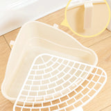 Corner Litter Tray — Space-Saving Toilet Box for Rabbits & Small Pets