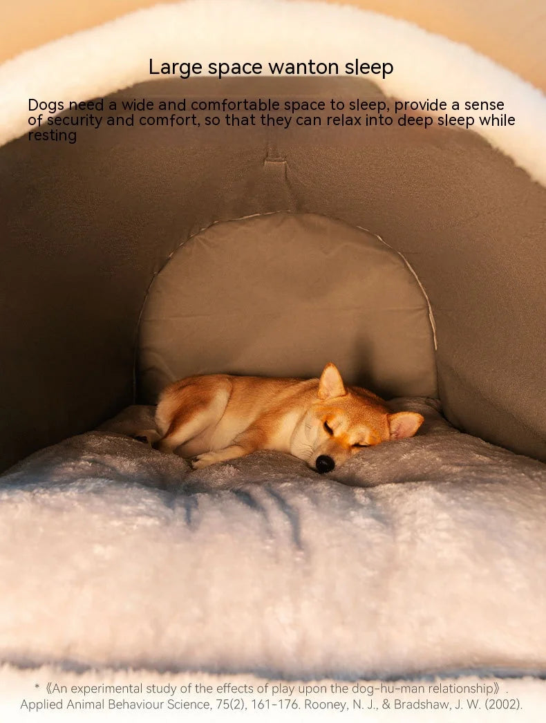 Cozy Pet Nest Bed for Dogs & Cats