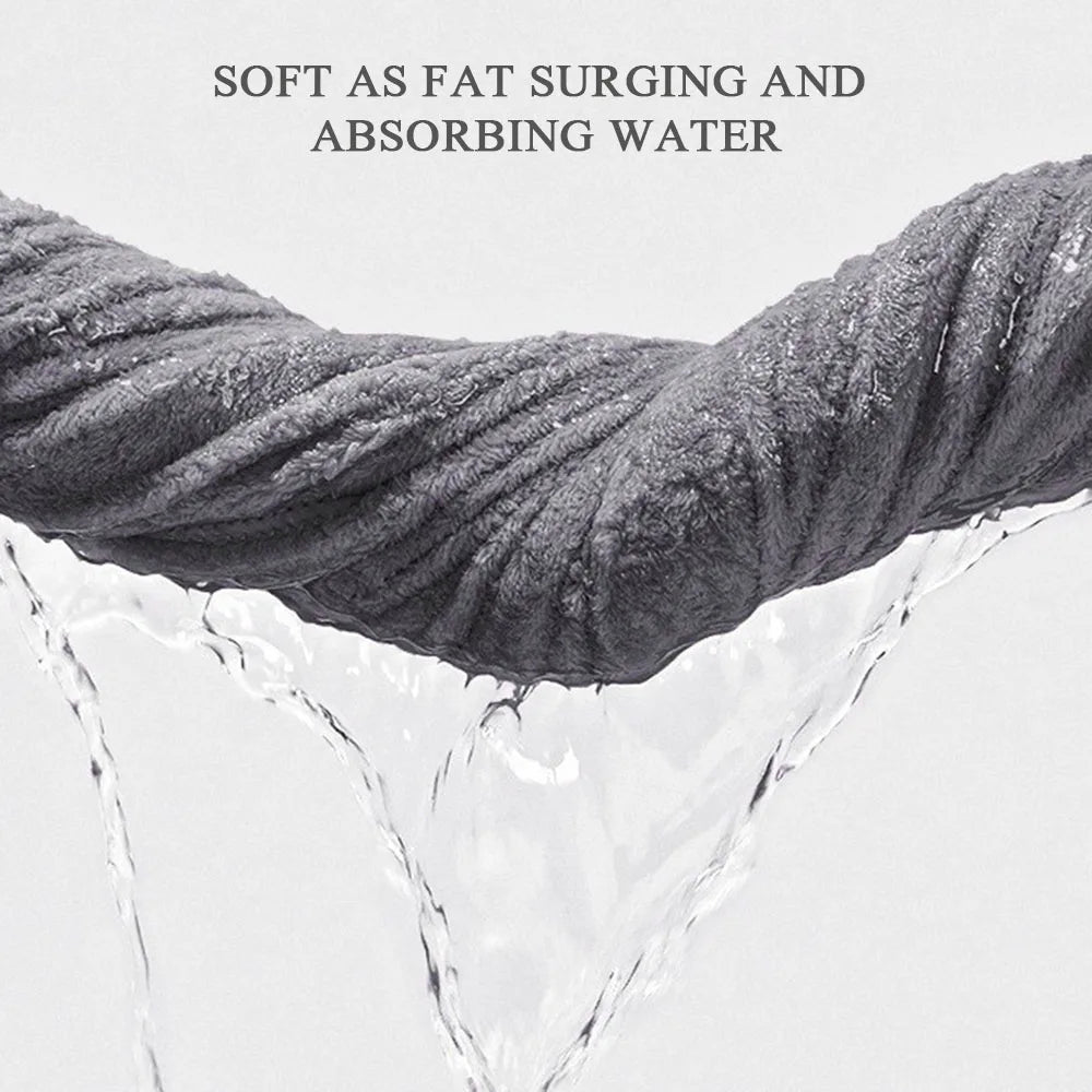Microfiber Dog & Cat Bath Towel — Embroidered, Super-Absorbent, Two Sizes