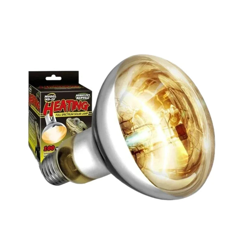 Full Spectrum UVA/UVB Sun Lamp — Heating & Calcium Bulb for Turtles & Lizards
