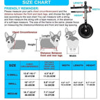 Adjustable Dog Wheelchair (Hind Leg Support, Breathable, Rehab)