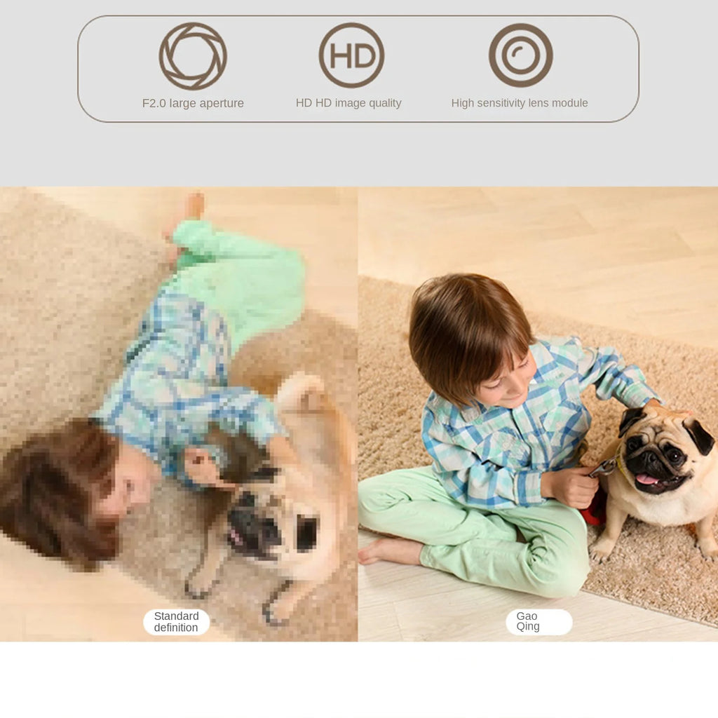 A9 HD WiFi Pet Surveillance Camera with Night Vision & Remote Home Monitoring