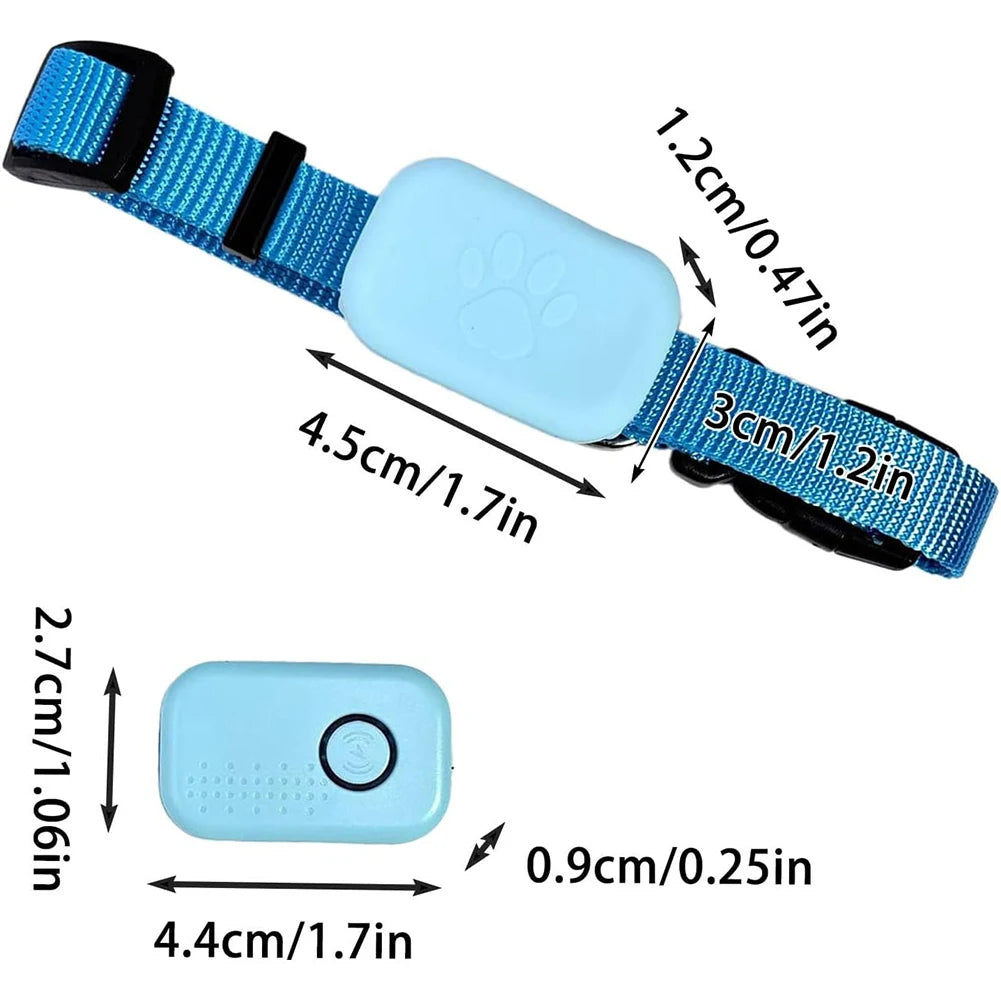 Battery-Powered Waterproof GPS Cat Tracker with Movement Alert - iOS & Android
