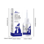 Gentle Pet Ear Drops — Alcohol-Free Mite & Earwax Solution, 50ml