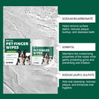 Pet Teeth Cleaning Wipes — Removes Food Residue & Freshens Breath