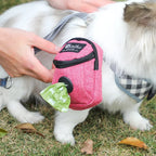 Portable Dog Walking Bag (Waste Bag Dispenser, Leash Holder, Storage Pouch)